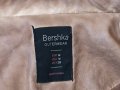 Дамско кожено яке BERSHKA оригинал, size М, бежово-карамелена екокожа, , снимка 8