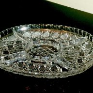 Кристална овална чиния (поднос), снимка 3 - Други стоки за дома - 14874868