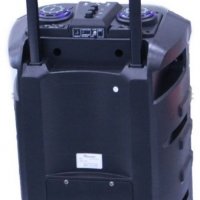 Караоке Тонколона 12 инча THS-B1201BTW, два безжични Микрофона, акумулаторна батерия, Bluetooth, FM , снимка 5 - Тонколони - 20299475