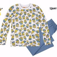  Нова цена! Детска пижама д.р. Minions за 6 и 8 г. - М4-6, снимка 1 - Детски пижами - 15903637