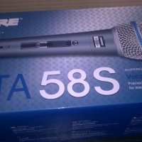 shure beta sm58s-вокален-внос швеицария, снимка 3 - Микрофони - 24899906