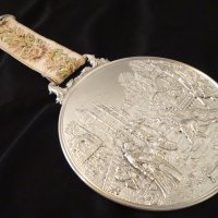 WMF релефно пано,картина от калай Пролет. , снимка 2 - Антикварни и старинни предмети - 25555220
