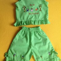1 год нов летен костюм топ и панталон Мадагаскар, снимка 2 - Комплекти за бебе - 20866876