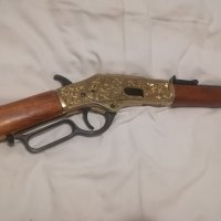 Пушка Winchester 1873. Най-луксозният вариант на каубойската пушка. Масивна и красива РЕПЛИКА.