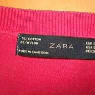Уникален памучен пуловер "Zara" / унисайз , снимка 5 - Блузи с дълъг ръкав и пуловери - 17718447
