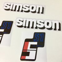Стикери за Симсон , снимка 4 - Мотоциклети и мототехника - 24443439