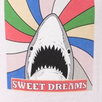SAINT LAURENT SWEET DREAMS PINK SHARK Мъжка Тениска size S / M, снимка 5 - Тениски - 23557751