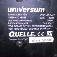 universum dvd-dr3037 active powered subwoofer-внос швеицария, снимка 3 - Тонколони - 23436236