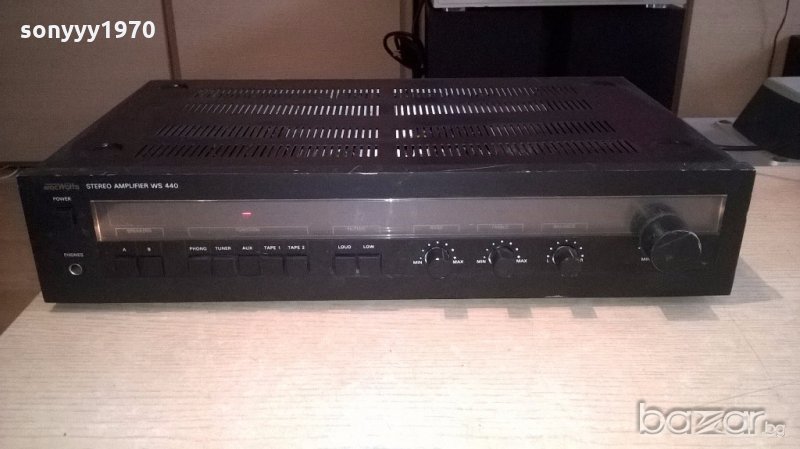 macwatts ws-440 stereo amplifier-внос швеицария, снимка 1