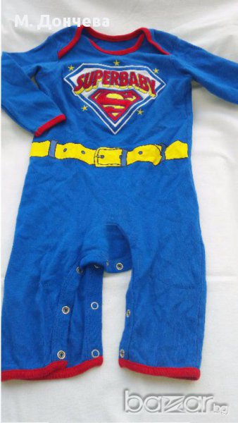 Пижамка за малък Спайдърмен 9-12 месеца, снимка 1