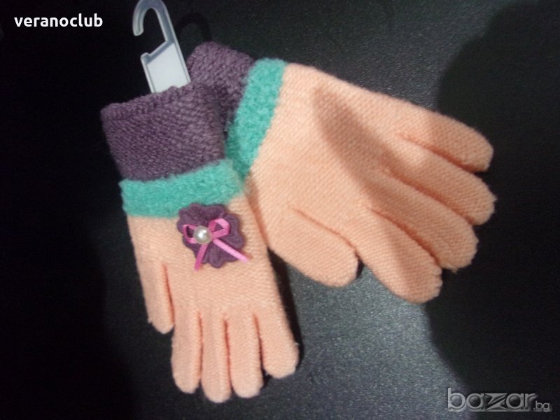Луксозни детски ръкавички 3/6 годинки, снимка 1