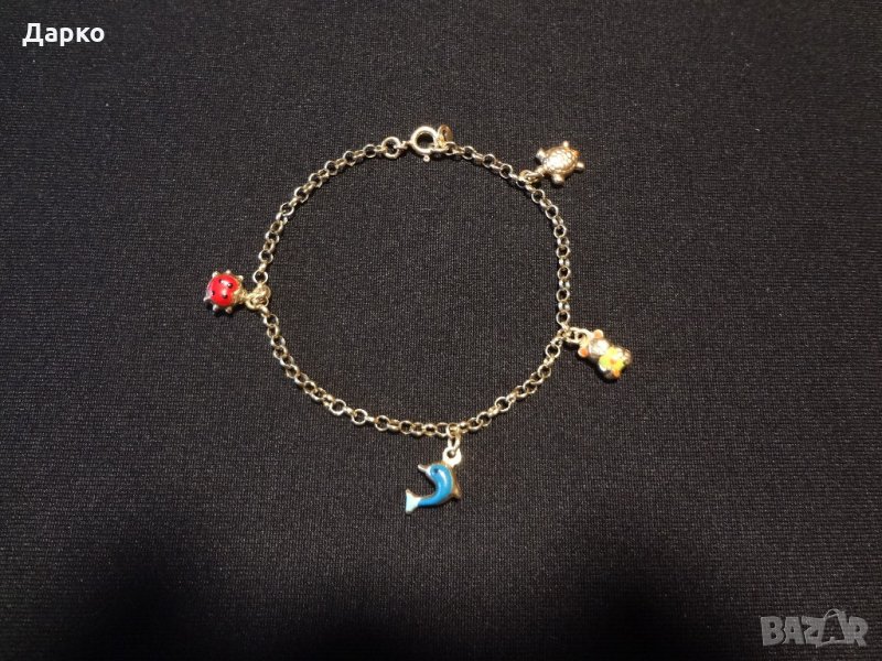 Детска златна гривна 3.34гр.14кар., снимка 1