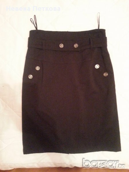 Пола черна спортно елегантна , снимка 1