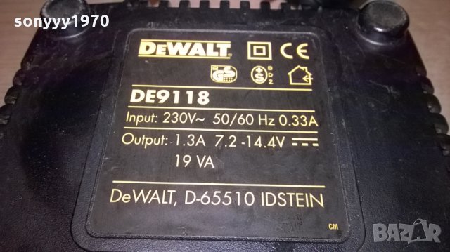 dewalt de9118 charger 7.2-14.4v-внос англия, снимка 9 - Винтоверти - 23598682