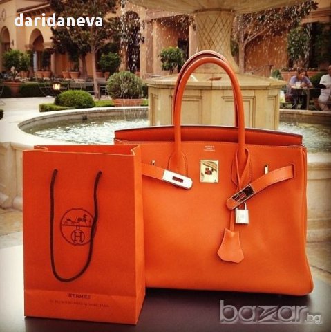  BIRKIN чанта телешка кожа , снимка 12 - Чанти - 12544547