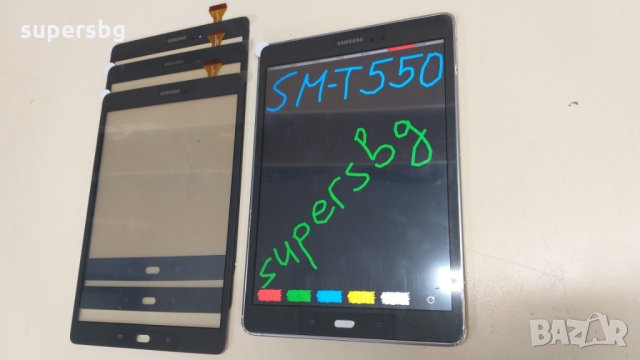 Тъч срийн за Samsung Galaxy Tab A SM-T550 SM-T551 SM-T555 T550 T551 T555 Touch Screen Digitizer , снимка 2 - Таблети - 24377583