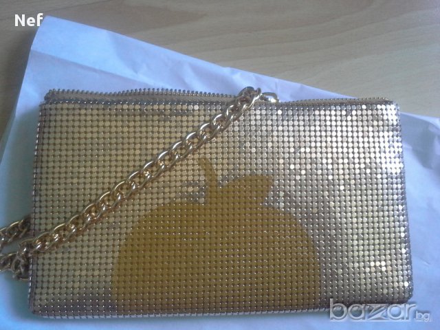 Чанта DKNY Donna Karan Sparkling Apple Clutch Evening Bag, оригинал, снимка 4 - Чанти - 11704277