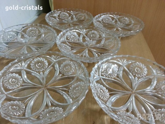 кристални чинии, снимка 1 - Антикварни и старинни предмети - 22287046