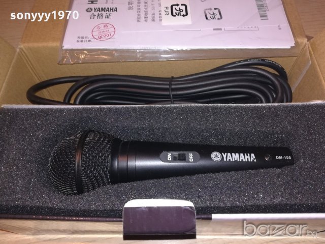 yamaha-нов микрофон с кабел-внос швеицария, снимка 10 - Микрофони - 20376890