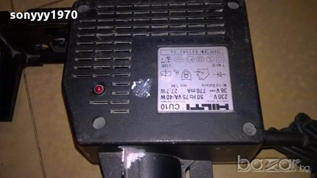 Hilti cu10 charger 36v-зарядно за перфоратор-внос швеицария, снимка 10 - Перфоратори - 17093122