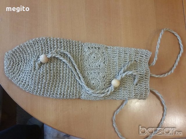 Нова плетена чанта / раница за гръб , снимка 3 - Чанти - 18495836