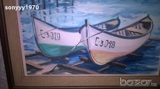 картина-море-бг-50х40см, снимка 6 - Колекции - 19360633