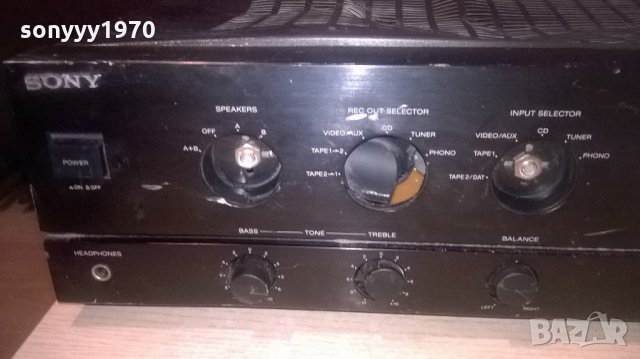 sony ta-f220 stereo amplifier-за ремонт/части-внос швеицария, снимка 11 - Ресийвъри, усилватели, смесителни пултове - 22301676