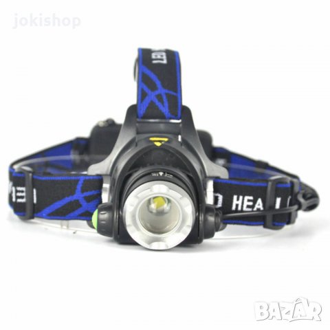 Мощен акумулаторен фенер за глава- челник CREE T6 LED , снимка 1