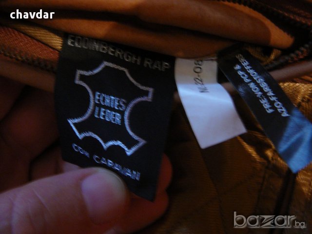 Продавам оригинално кожено яке CHEVIREX , снимка 5 - Якета - 16104169