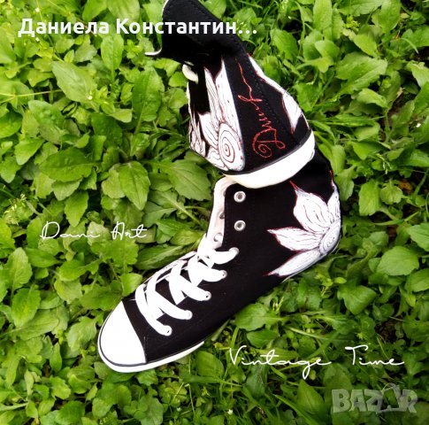 Рисувани кецове-2, снимка 2 - Кецове - 22966379