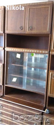 Секция, Библиотека , Шкаф с витрина, снимка 5 - Секции и витрини - 14727844