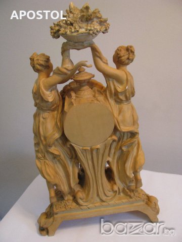 каминен часовник, снимка 4 - Антикварни и старинни предмети - 21355842