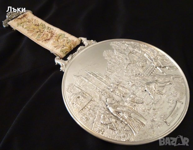 WMF релефно пано,картина от калай Пролет. , снимка 2 - Антикварни и старинни предмети - 25555220