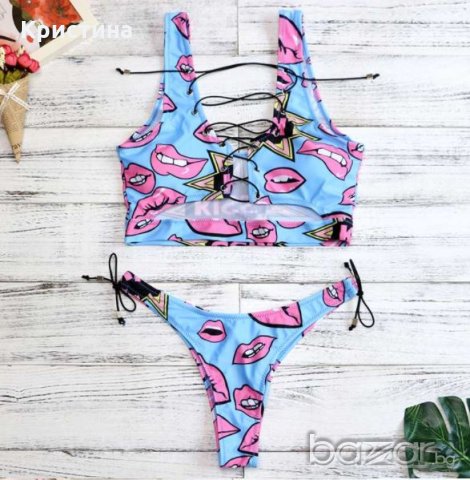 Бански костюм с бюстие различни десени и размери, снимка 10 - Бански костюми - 20875636