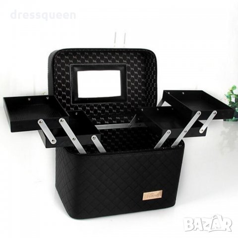 2165 Голям козметичен несесер на 2 нива , снимка 11 - Други - 24760503