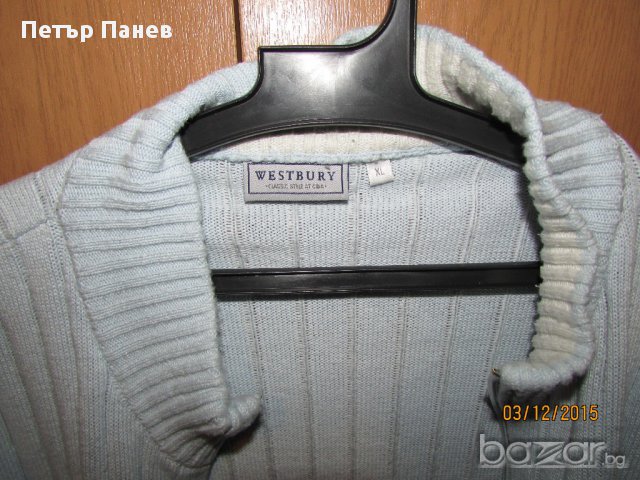 Мъжка жилетка Westbury XL размер, снимка 3 - Пуловери - 12797981