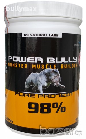 Пpoтeин за кучета POWER BULLY 98% Monster Muscle Builder, снимка 1 - За кучета - 12471058