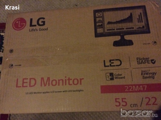 Продавам монитор LG 22M47VQ-P , снимка 3 - Монитори - 21159408