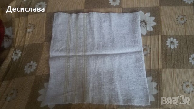 Стар памучен плат - парче ръчно тъкан, снимка 2 - Други - 24426851