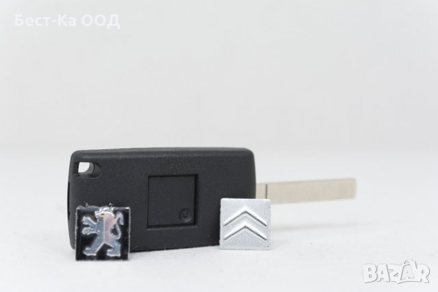 Кутийка за ключ Пежо/Ситроен 3 бутона ( среден фарове ), снимка 2 - Аксесоари и консумативи - 21822672