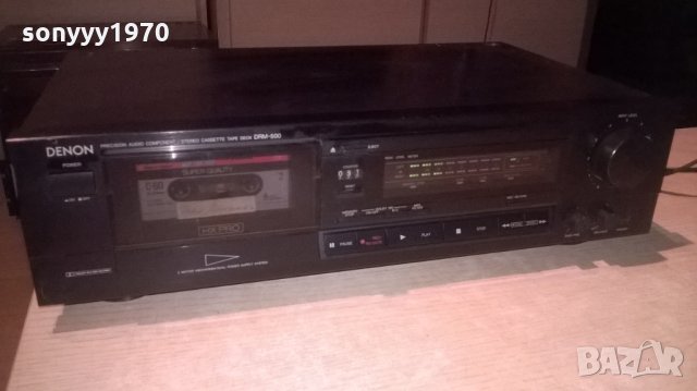 denon drm-500 deck hx pro/2motor/bias fine-made in japan, снимка 3 - Декове - 24522989