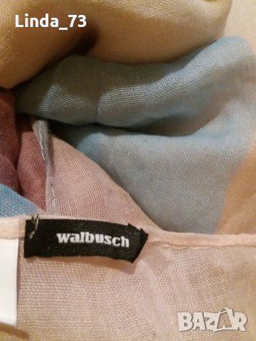 Дам.шал-/полиестер/-"Walbusch"-шарен. Закупен от Италия., снимка 7 - Шалове - 23715763
