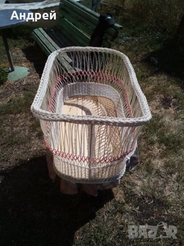 Старо бебешко кошче #2, снимка 2 - Антикварни и старинни предмети - 23042494