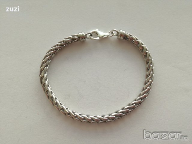 Сребърна  гривна  - сребро проба 925, снимка 3 - Гривни - 19596636