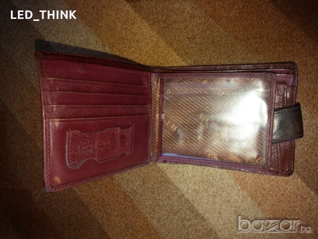 Стар кожен портфейл, снимка 2 - Портфейли, портмонета - 21147499