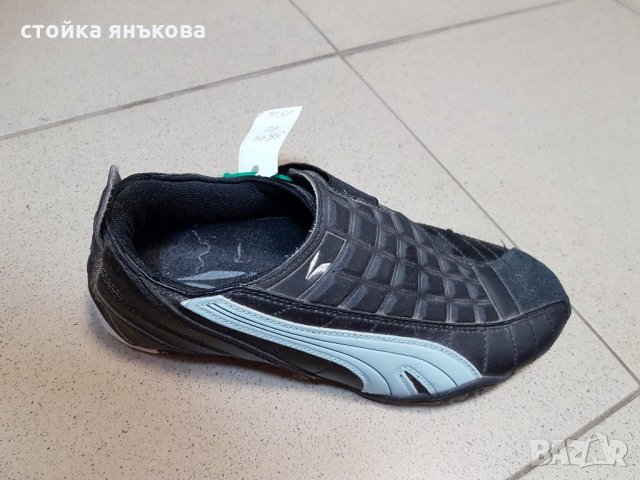 Продавам кожени маратонки черно със синьо 38,39 40 размер., снимка 2 - Маратонки - 22666681