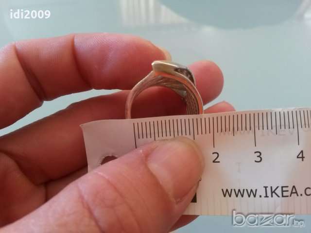 Сребърен пръстен решетка, снимка 6 - Пръстени - 18862165