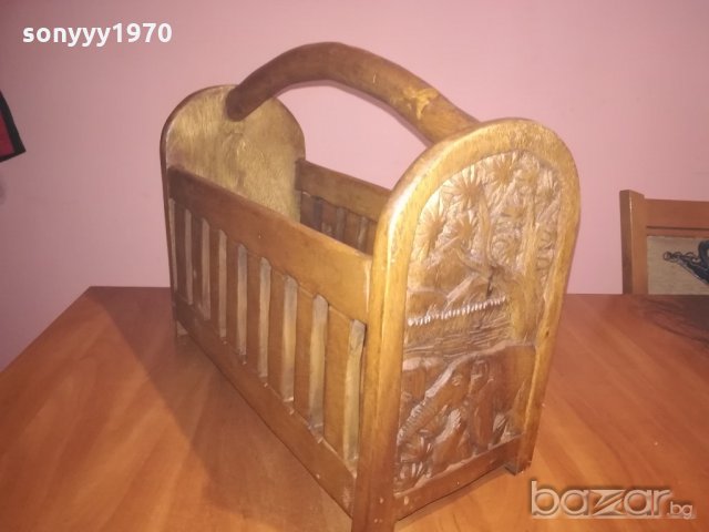 ретро колекция с дърворезба-40х38х20см-внос швеицария, снимка 6 - Колекции - 20936724