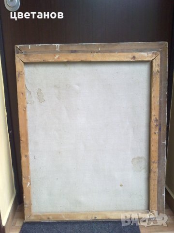  Голяма Маслена Картина, снимка 3 - Антикварни и старинни предмети - 22222309