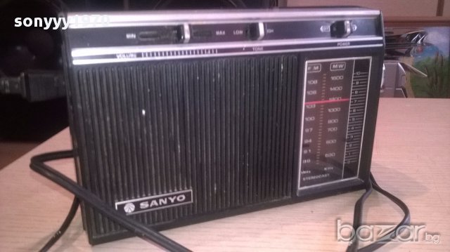 АНТИКА-Ретро колекция sanyo-220в и батерии 20/12/6см-внос швеицария, снимка 3 - Ресийвъри, усилватели, смесителни пултове - 16316206